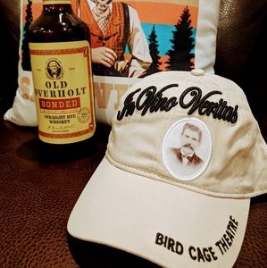 NWOT Doc Holliday In Vino Veritas Ball Cap Bird Cage Theatre Tombstone
